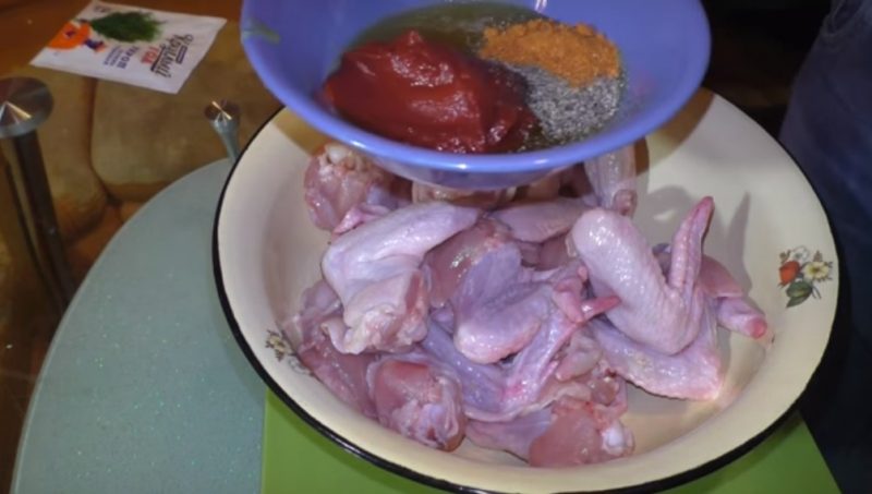 куриные крылышки в медовом соусе рецепт